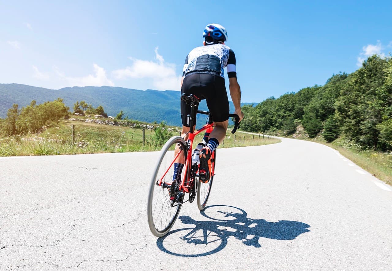 Cyclist on a sportive